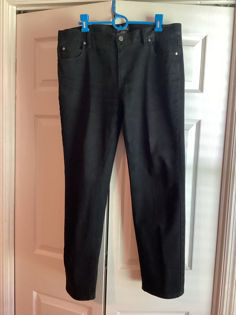 Michael Kors Men's Black Straight Jeans 36x30
